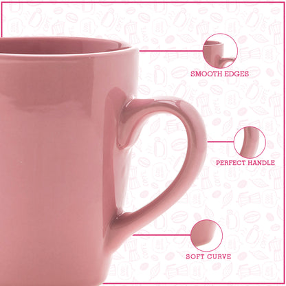 Merakrt Solid Ceramic Coffee Mugs Set of 1 Tea Mugs Milk Mugs Microwave Safe Coffee Mug
